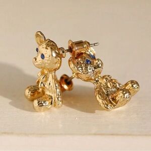 Teddy bear earrings #1443